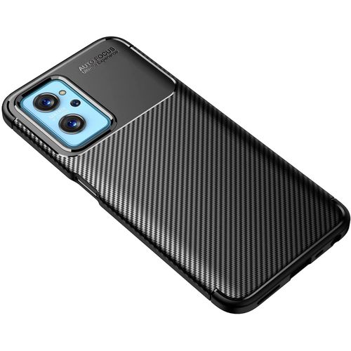 Coque Brossée Noire Oppo A76 / A96 4g New Carbon Fiber Antichoc - Accessoires Pochette Case Oppo A76 / A96 4g