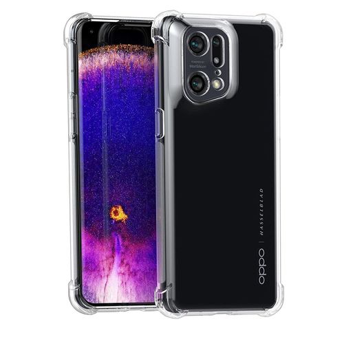 Coque Oppo Find X5 Pro 5g Souple Transparente Flexible Bumper En Gel Tpu Silicone Invisible Antichoc Avec Bords Renforcés - Accessoires Pochette Case