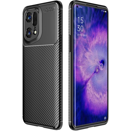 Coque Brossée Noire Oppo Find X5 Pro 5g New Carbon Fiber Antichoc - Accessoires Pochette Case Oppo Find X5 Pro 5g