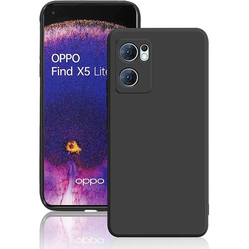 Coque Oppo Find X5 Lite 5g Souple Noire Flexible En Gel Tpu Silicone Antichoc Oppo Find X5 Lite 5g - Accessoires Pochette Case Noir