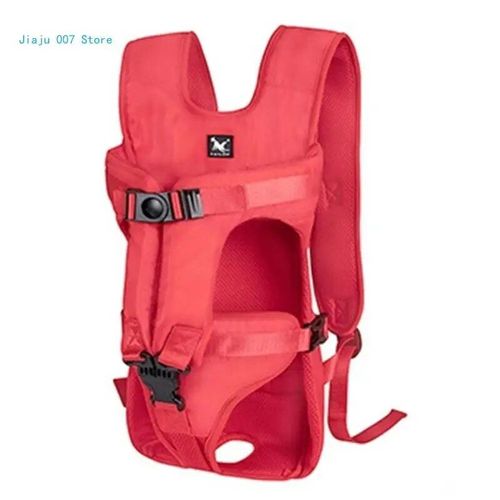 Sac À Dos Réglable Pour Porte-Chien Pour Randonnée Ou Voyage,Sac De Sport,Entraîneur D'extérieur Pour Petits Chiens Moyens - Type Rouge-S