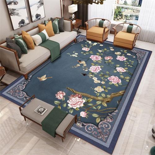 Tapis papillon fleur pour salon,décoration de la maison,table basse,grands tapis,chambre à coucher,polymère de sol non ald,tapis de chevet - Type 120x160cm 47x63inch #L