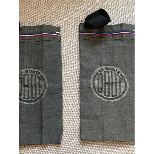 2 Pochettes Obut Pour Ranger 3 Boules + Cochonnet Par Pochette.
