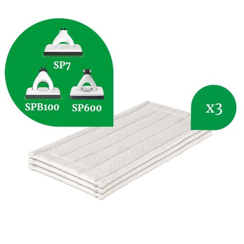 Lingette parquet (x3) Kobold SP7-SPB100-SP600