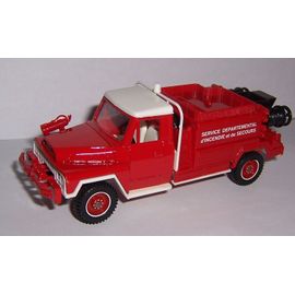 Acmat Vlra 4x4 Pompier "Service Départemental D'incendie Et De Secours" - Camion Miniature 1/50ème Solido-Solido