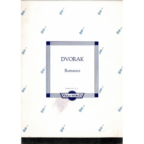 Dvorak - Romance  Op.11- Alto/Piano
