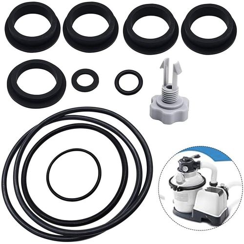 Kit de réparation pour filtre à sable - valve de libération d'air et joints toriques pour pompes à filtre à sable Intex