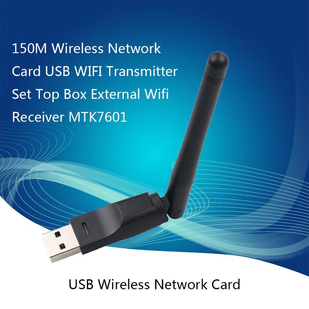 Acheter Adaptateur WIFI USB MT7601 150Mbps USB 2.0, carte réseau sans fil  802.11 B/g/n LAN, avec antenne rotative