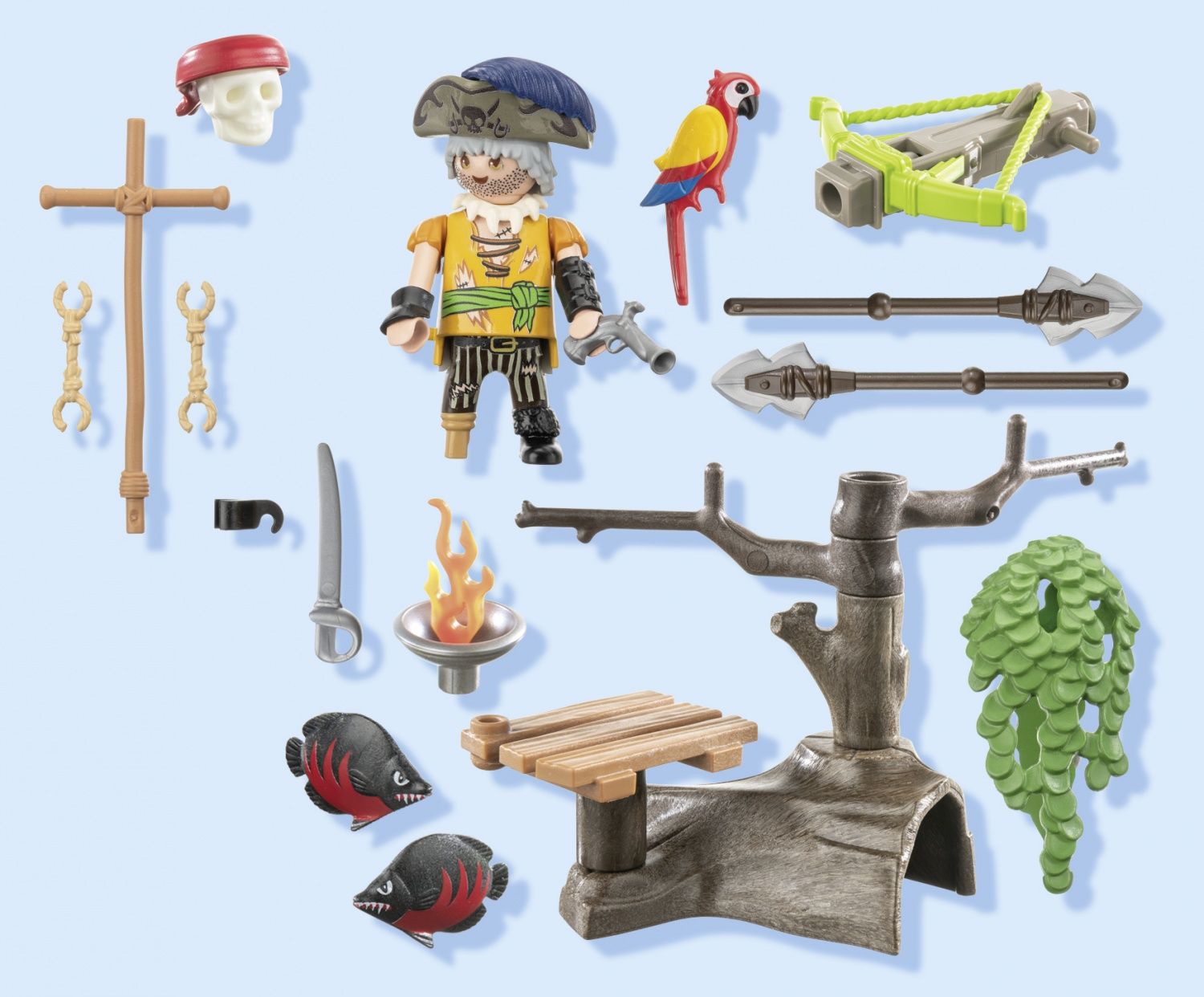 Playmobil 71795 - Pirate Avec Arbal�te Et Poissons � Viser - 4