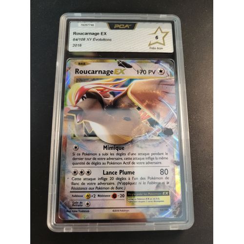 Roucarnage Ex 64/108 Set Xy Evolutions Fr Pca 6