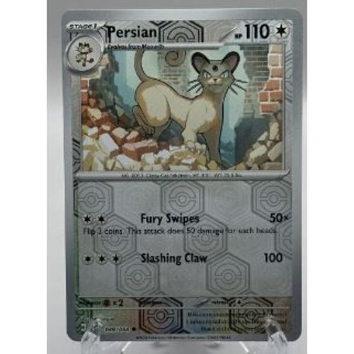 Pokémon 049 / 064 Persian Reverse Fable Nébuleuse Ev6.5