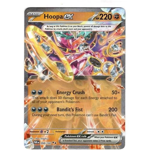 Hoopa Ex 098/182 Série Écarlate Et Violet Faille Paradoxe