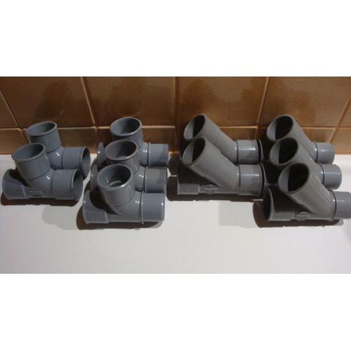 Té PdB 87°30 MF PVC D.32