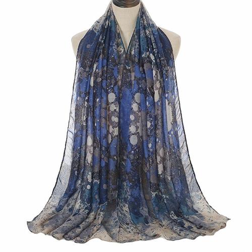 Echarpe - Foulard - Cheche - Snood ,22--Nouveau Foulard De Styliste Pour Femme, Foulard En Viscose Imprimée De Cajou, Foulard Hijab