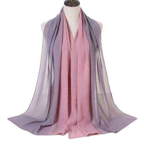 Echarpe - Foulard - Cheche - Snood ,Rubber Pink Purple--Écharpes En Mousseline De Soie Pour Femmes, Châles De Plage, Sarong, Châles