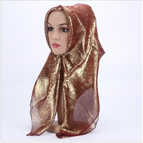 Echarpe - Foulard - Cheche - Snood ,C10 Jujube Red--Hijab Carré Vintage Pour Femmes Musulmanes, 85x85cm, Imprimé À Chaud, Mode 2018