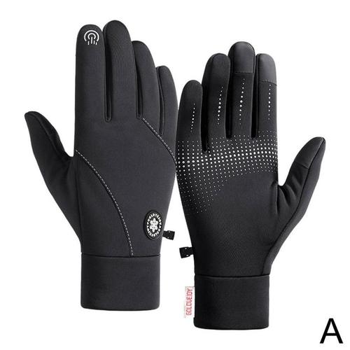 Gants Antidérapants D'Extérieur, Écran De Ski, Imperméables, Chauds, Fendus Aux Doigts, Pour Adultes, Nouvelle Collection Hiver, T7y4