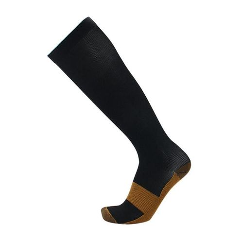 Chaussettes De Sport En Plein Air Pour Marathon, Chaussettes De Compression Pour Course À Pied Nocturne, Protection À Longues Jambes