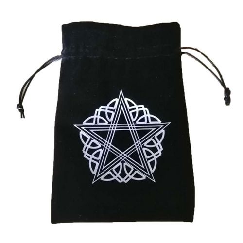 Sac De Rangement En Velours Épais Allemand, Tarot Oracle Pour Cartes De Marque Spéciale, Sac De Rangement Pour Fournitures De Fortune De Sorcière, Organisateur De Jeux De Société 13x18cm