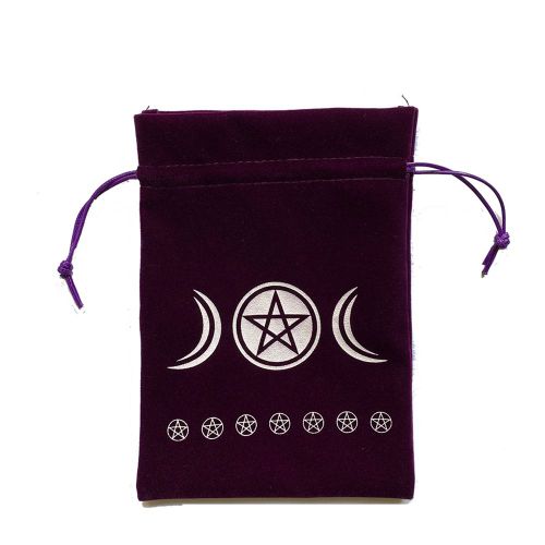 Sac À Cartes Tarot De Sorcière, Sac À Cartes Spécial, Constellation, Petits Objets, Bijoux, Pierre De Cristal, Sac De Rangement, Paquet À Cordon