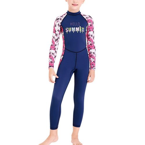 Maillot De Bain À Manches Longues Pour Enfants, Avec Protection Solaire, Séchage Rapide, Pour La Natation, Pour Garçons Et Filles, Xr-Hot