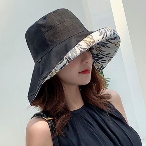Chapeau De Soleil À Grand Bord Pour Femmes, Style Panaméen, À La Mode, Pour La Plage, Double Face, Visière, Pour Pêcheur, Été