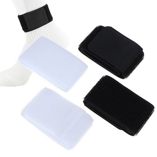 1 Paire De Protège-Tibia De Football Reste Bande De Bandage Fixe Protège-Tibias Empêchent La Chute Élastique Réglable Sport Bandage Sport Ceinture De Fixation