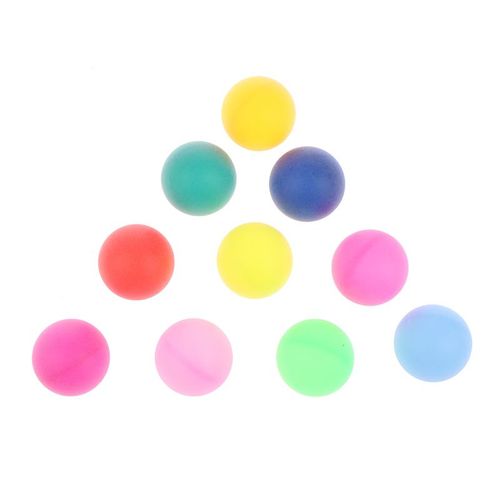 Balles De Ping-Pong Colorées De 40mm, 50 Pièces/Paquet, Pour Divertissement, Tennis De Table, Givrées, Chaudes