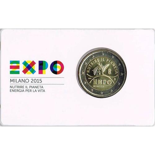 2 Euros Italie 2015: Exposition Universelle - Bu Coincard