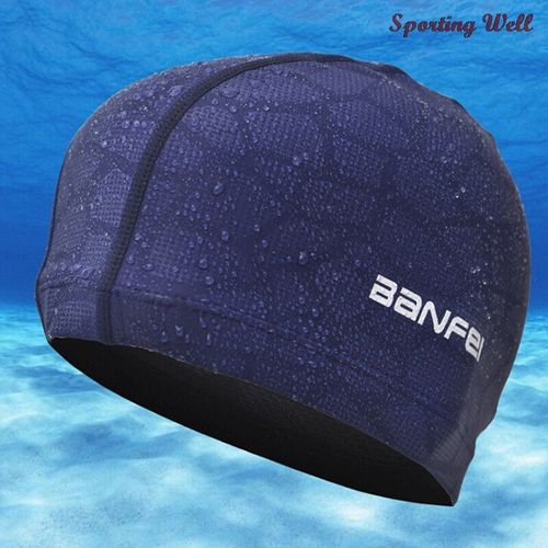 Chapeau De Natation En Tissu Imperméable Pour Hommes Et Femmes, Protection Des Oreilles, Cheveux Longs, Sport, Piscine, Requin, Flexible, Durable