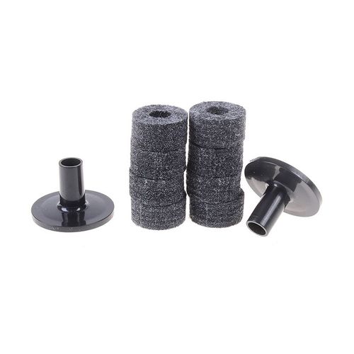 1 Ensemble 8 Pièces Cymbale Support 25mm Feutre Rondelle Avec 2 Pièces Cymbale Manches Remplacement Pour Étagère Tambour Kit