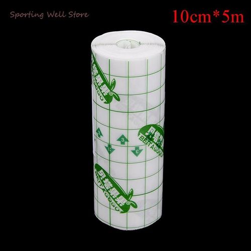 Rouleau De 5m De Film En Tissu Non Tissé, Ruban Adhésif Transparent Imperméable, Plâtre Médical, Bande De Fixation Anti-Allergique Pour Pansement