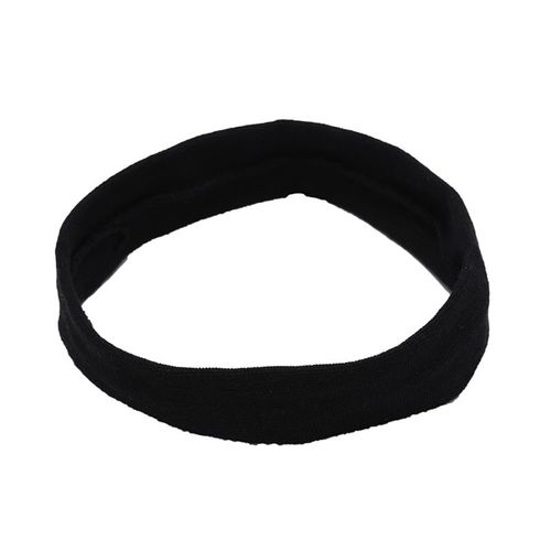 Bandeau Élastique Noir Pour Hommes, Bandeau De Sueur Pour Femmes, Bandeau Extensible De Sport, Yoga, Gymnastique