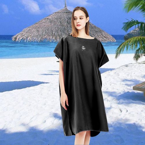 Robe ? Langer En Polyester, Poncho De Surf, Serviette ? Langer L?g?re Et Douce, Avec Poche Frontale, Pour La Natation, Le Surf, Les Sports De Plein Air Et La Plage