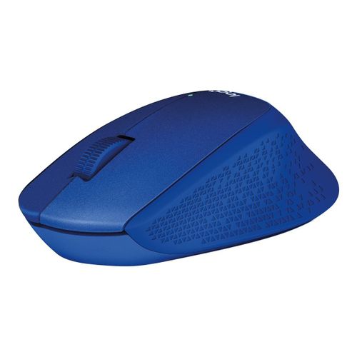 Logitech M330 SILENT PLUS - Souris - 3 boutons - sans fil - 2.4 GHz - récepteur sans fil USB - bleu