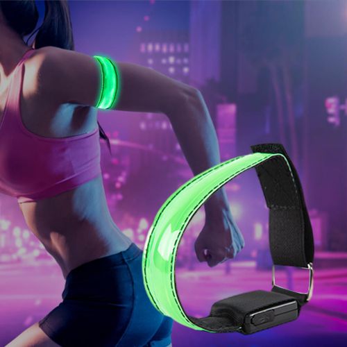 Brassard Led Haute Visibilité Pour Femmes, Équipement De Sécurité, Chargeur Usb, Cadeau Pour Course, Jogging, Randonnée