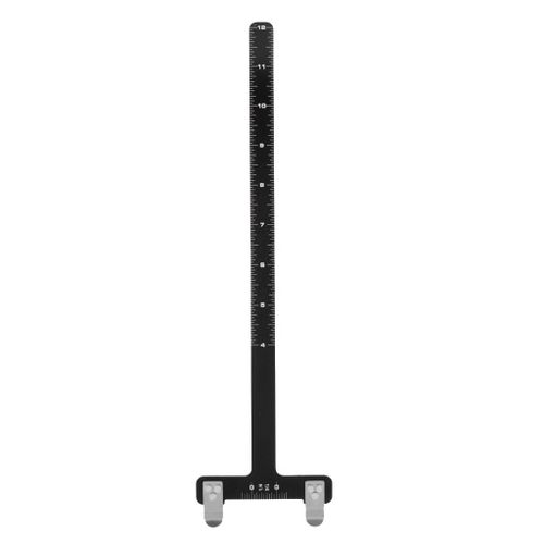 Arc En Forme De T Professionnel En Alliage D'Aluminium, Outil Carré Pour Arc Recourbé Et Arc À Poulies, Mesure Précise 32.6x8.4 Cm