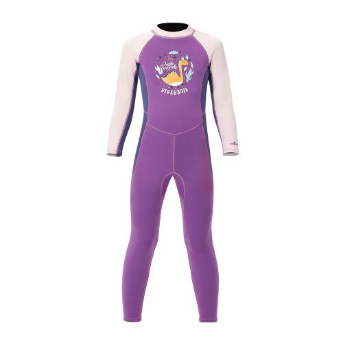 Maillot De Bain Une Pièce Pour Enfants, Combinaison Complète À Manches Longues, Protection Uv De 3.5mm, Thermique, Séchage Rapide, Fermeture Éclair