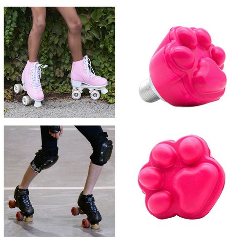 Patins À Roulettes Patte De Chat Pour L'Extérieur, Butée D'Orteils, Double Rangée, Patins À Roulettes, Blocage Des Freins