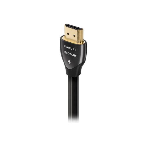 AudioQuest Pearl 48 - Ultra High Speed - câble HDMI avec Ethernet - HDMI mâle pour HDMI mâle - 3 m - blindé - support Dolby DTS-HD Master Audio, support Dolby TrueHD, support 10K, support 4K 120...