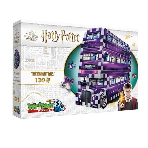 Wrebbit 3d Harry Potter Mini Knight Bus Puzzle - 130 Pièces