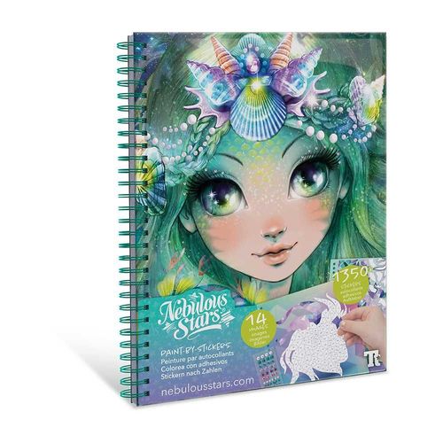 Nebulous Stars Creative Book Paint-By-Stickers