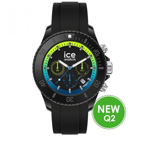 Ice Watch Chrono Black Lime Extra Large Montre Homme 020616