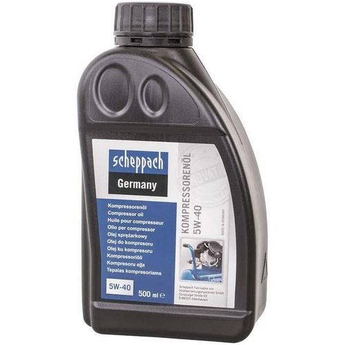 Huile de compresseur Scheppach - 500ml 5W-40 - 3906100701