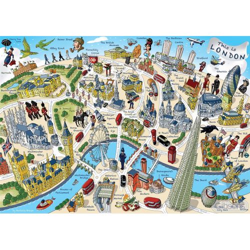 C'est Le Puzzle De Londres - 500 Pièces