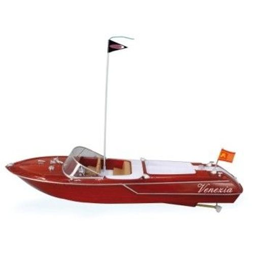 Jamara Bateau Télécommandé Venezia Aspect De Bois 40 Mhz