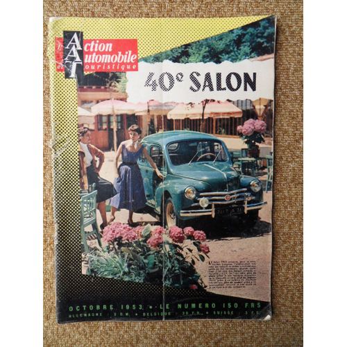 L'action Automobile Et Touristique Octobre 1953 Salon