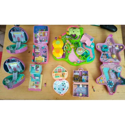 Lot De 9 Univers Polly Pocket