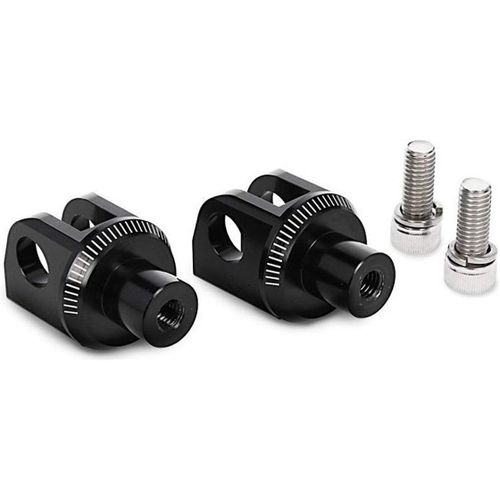 Noir - 6353n Jeu Adapt Repose-Pieds Passager Pour Suzuki B-King 08'-11', Suzuki Gsr600 06'-11', Suzuki Gsr750 11'-16', Noir