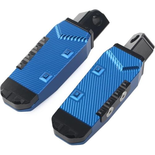 Blue - Repose Pied Repose-Pieds Arrière De Moto, Coussinets De Pédales Pour Suzuki Gsxr600/750/1000 Gsxr1300 Hayabusa Gsr600 Gsr750 Cnc En Aluminium, 2 Pièces